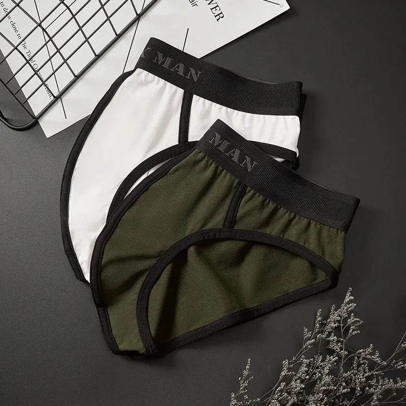 Otopx Thread Cotton Single-layer Elastic Briefs Pant underwear men - Velora