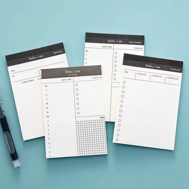 Portable Notepad Schedule Daily Planner - Velora