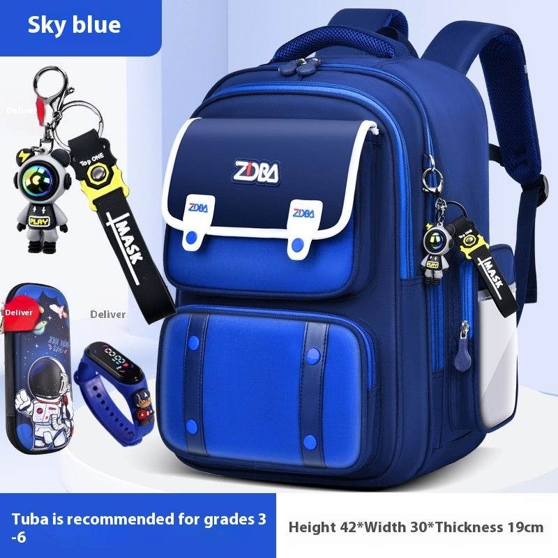 Elementary School Spine Protection Backpack Water resistant School bag - Velora