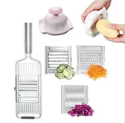 Stainless Steel Grater, Vegetable And Fruit Slicer, Peeler - Velora