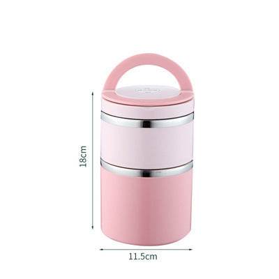 Portable Minimalist Stainless Steel Thermal Insulated Lunch Container - Velora