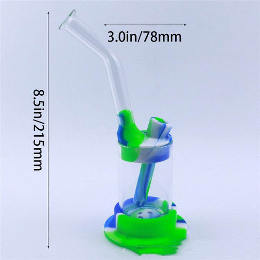 Long Mouth Glass Hookah Food Grade Silicone - Velora
