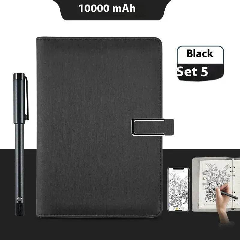 Handwriting Paper Screen Synchronization Smart Fingerprint Lock A5 Notebook - Velora
