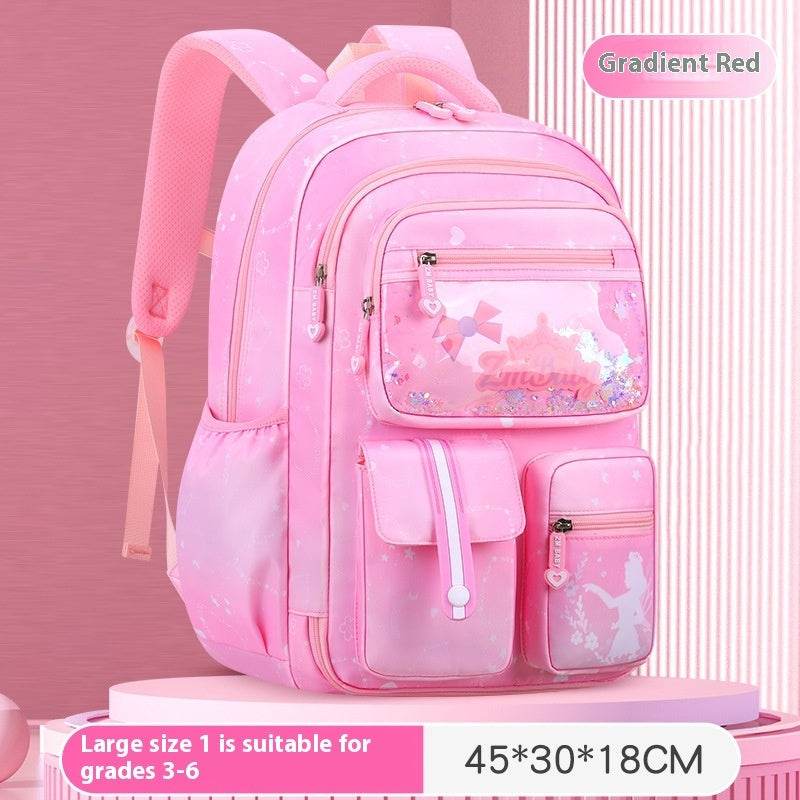 Children’s Cartoon School Bag – Load-Reducing Backpack - Velora