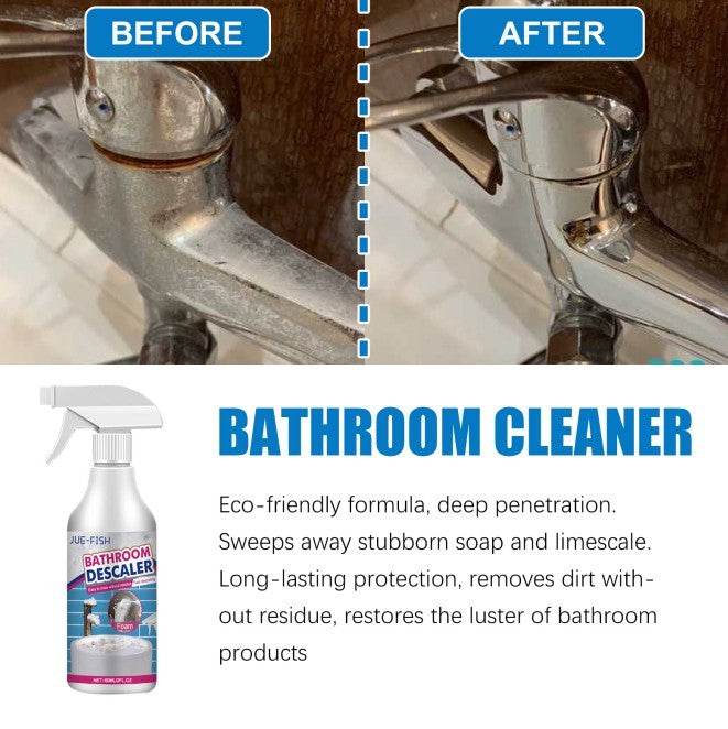 Stainless Steel Cleaner For Bathroom Washbasins, Stain Removal Cleaner For Shower Room Glass Scale, Bathtub Cleaner - Velora