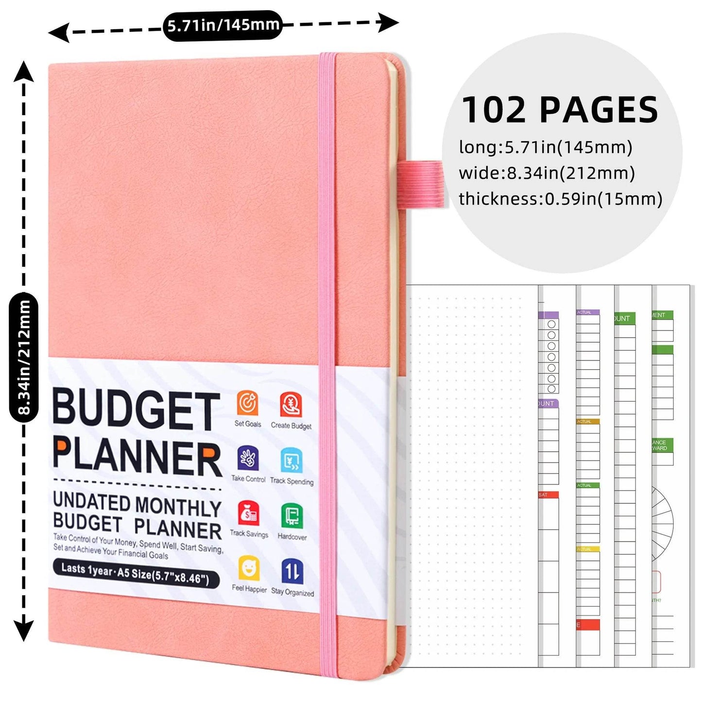 Amazon A May Plan Cash Budget Planner Week Plan English Foreign Trade Notebook - Velora