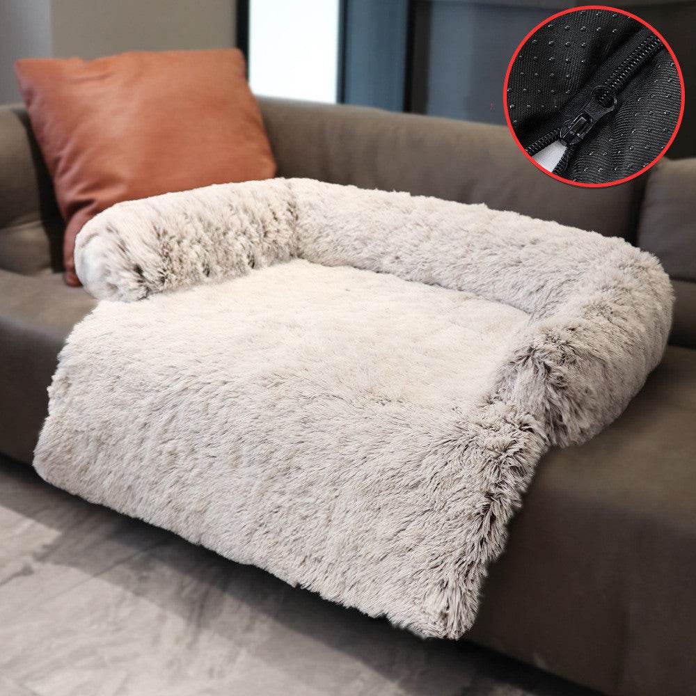 Removable Pet bed Mat Sofa Dog Bed Plush Pet Bed - Velora