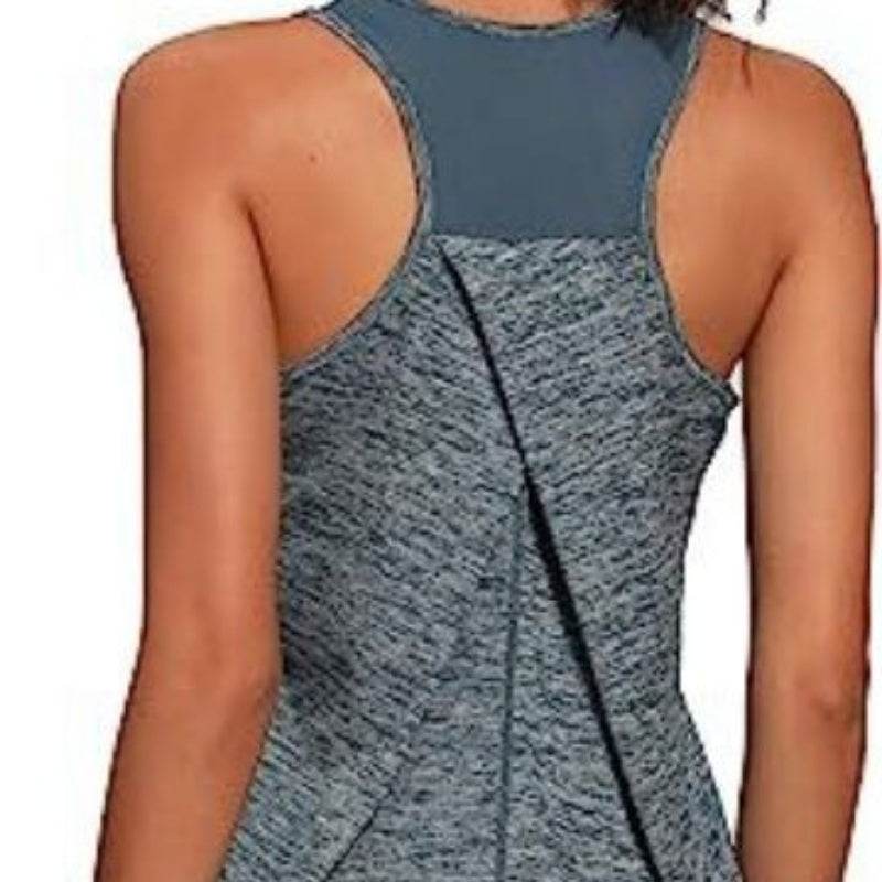 Mesh Yoga Sports Running Vest Sleeveless Workout Tank top women - Velora