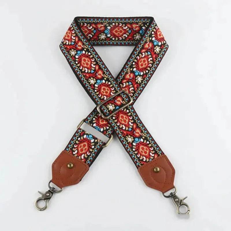 Retro Bag Strap Crossbody Bag Adjustable Replacement Guitar Strap - Velora