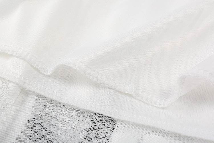 Spring Summer Women's Lace Flowy Midi Skirt - Velora