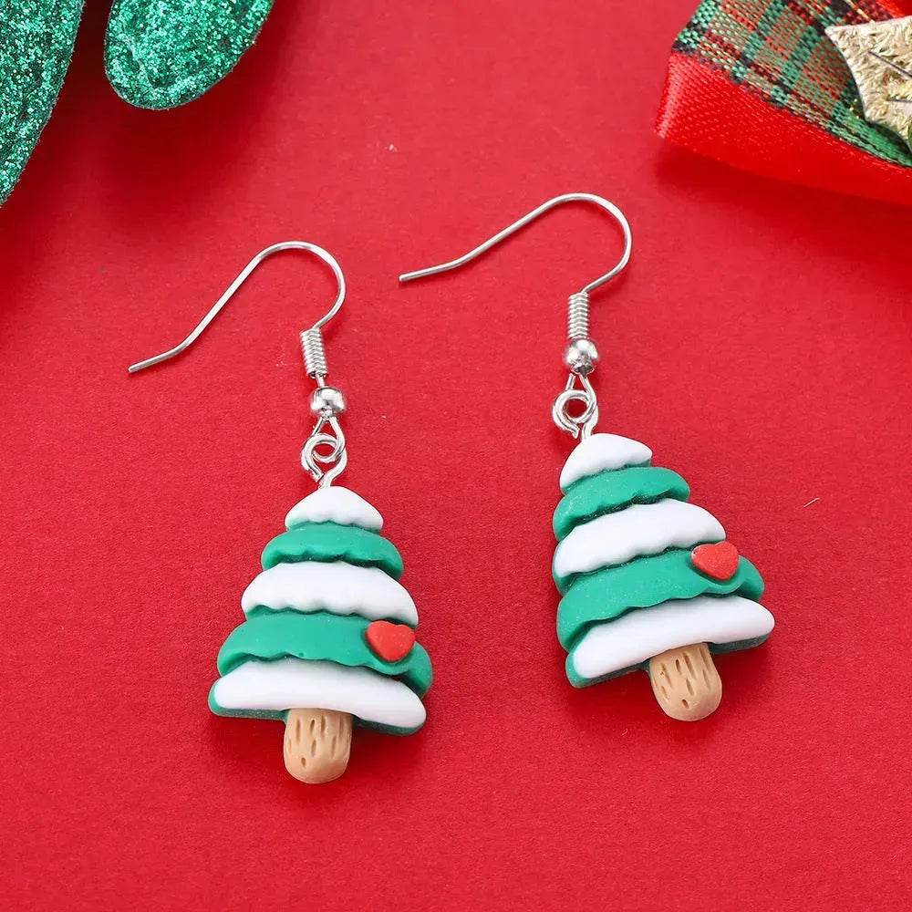 Creative Cartoon Christmas Earrings Fashion - Velora