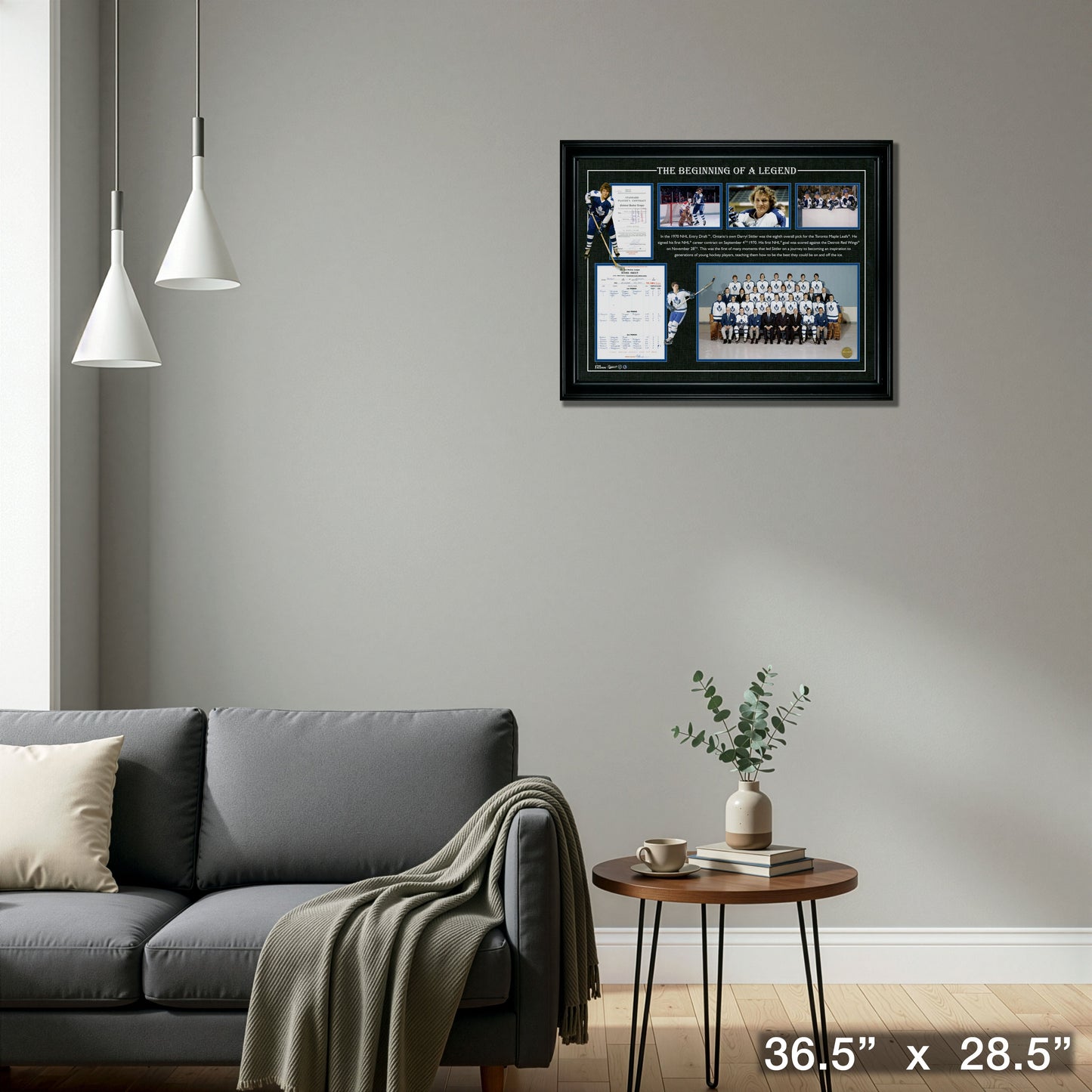 Darryl Sittler First Goal Framed Collage