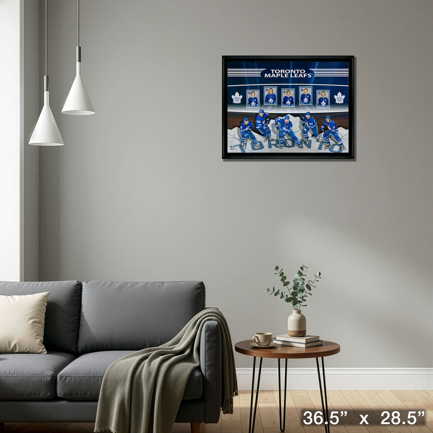 Toronto Maple Leafs Framed Card Collage