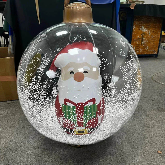 Inflatable Snowman Santa Claus Hanging Christmas Ball decoration - Velora