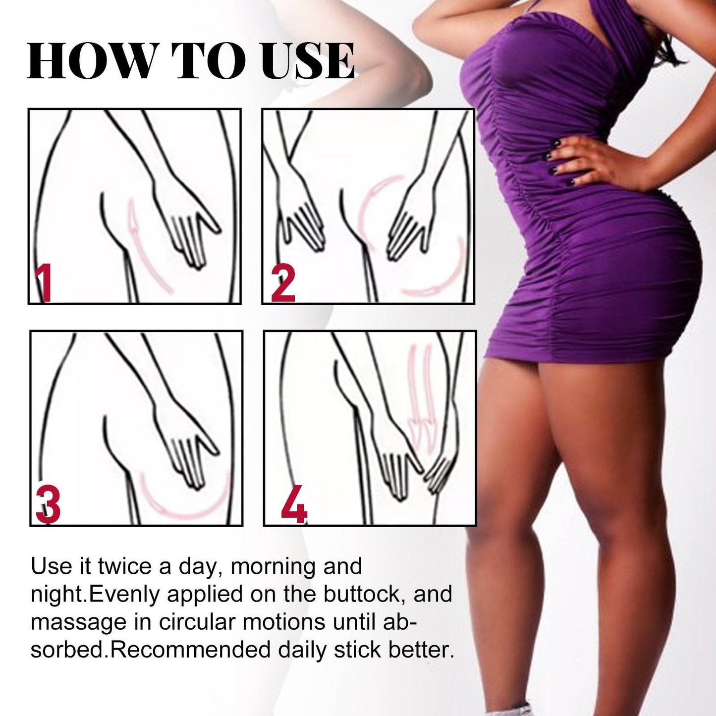 Plump Buttock Cream Lifts And Tightens Buttocks - Velora