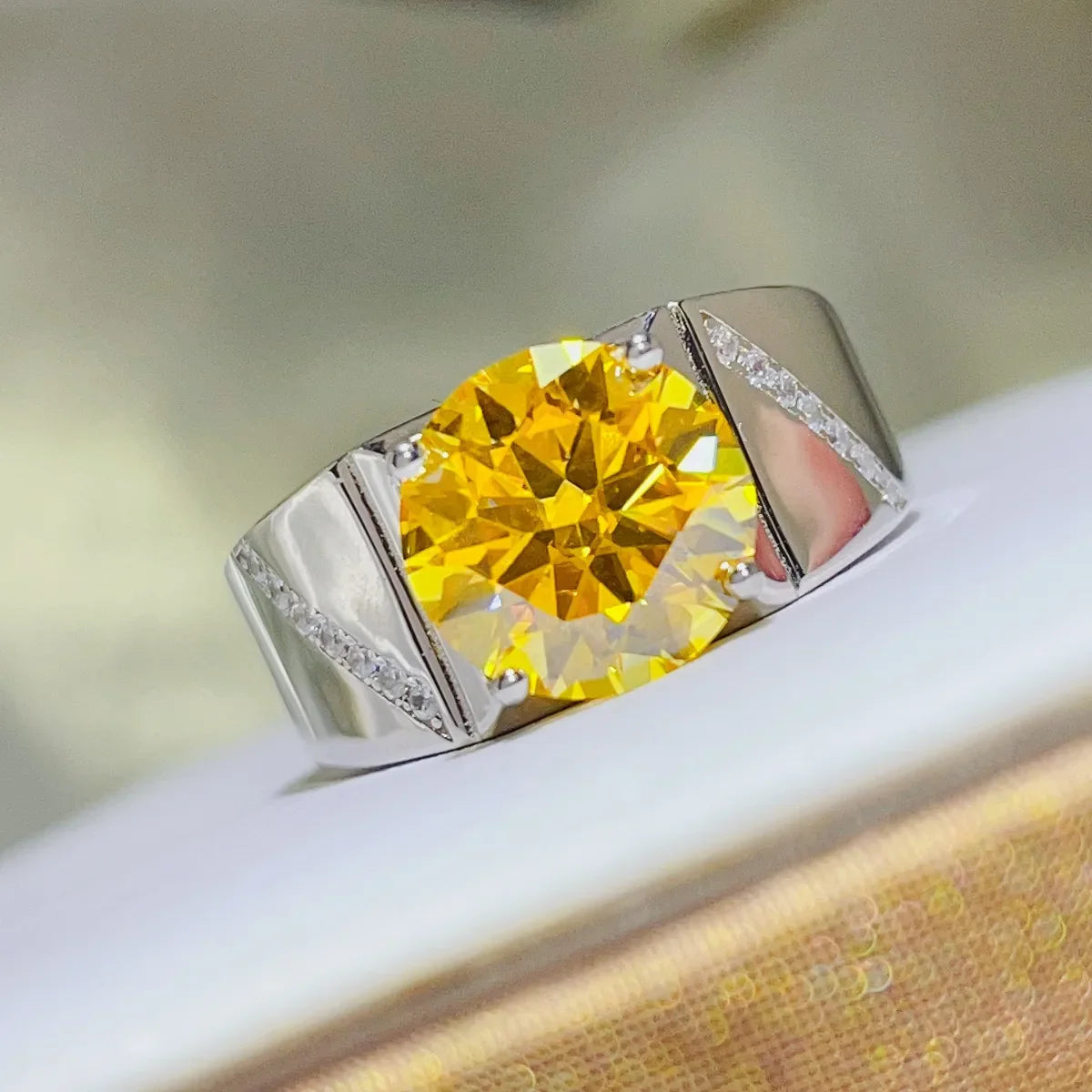 5 Carat Moissanite 925 Sterling Silver Ring