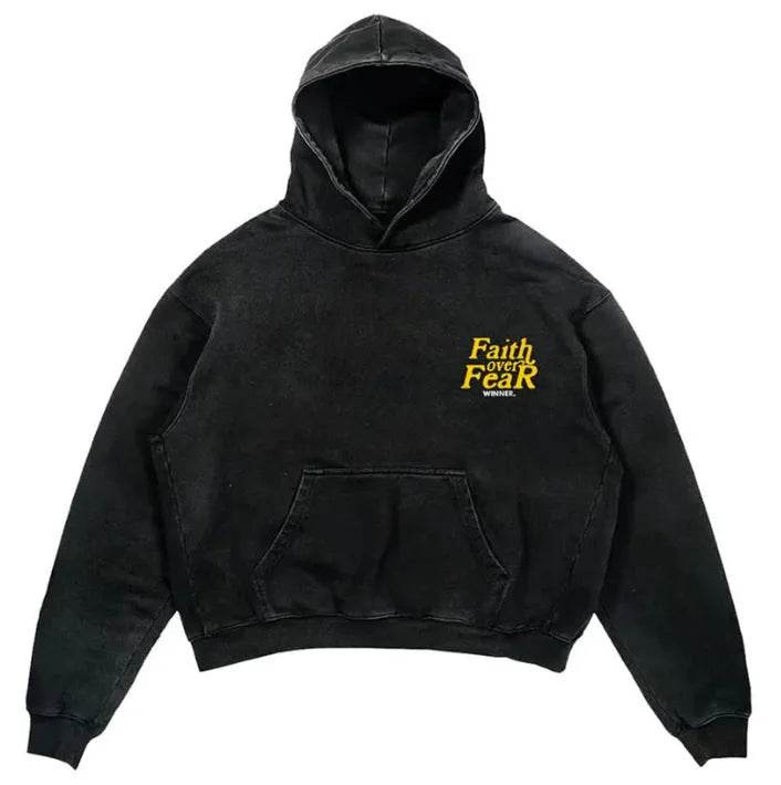 Men Skull Gothic Vintage Hoodie Sweatshirt Pullover top - Velora