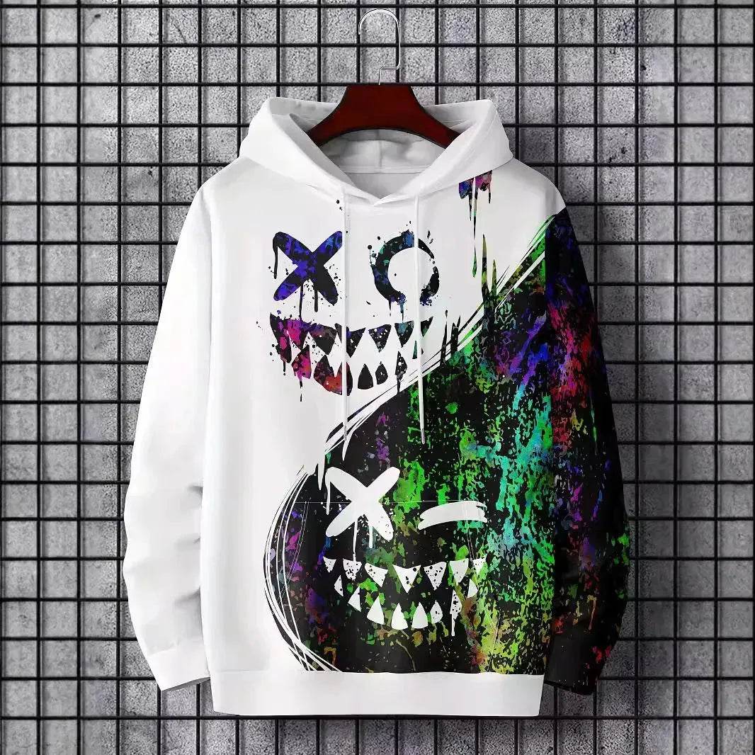 Autumn Winter Halloween Inspired Hoodie Sweatshirt Pullover tops for men - Velora