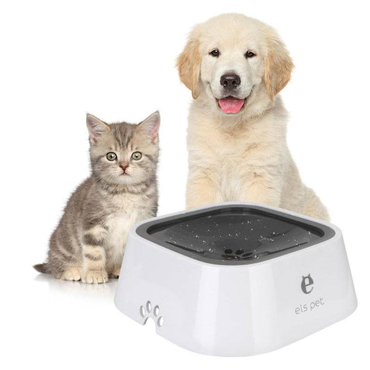 Cat Dog Water Bowl Anti Splash Design - Velora