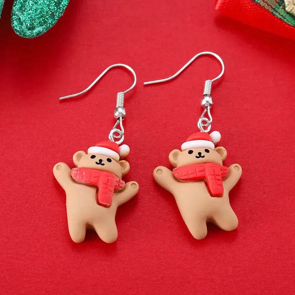 Creative Cartoon Christmas Earrings Fashion - Velora
