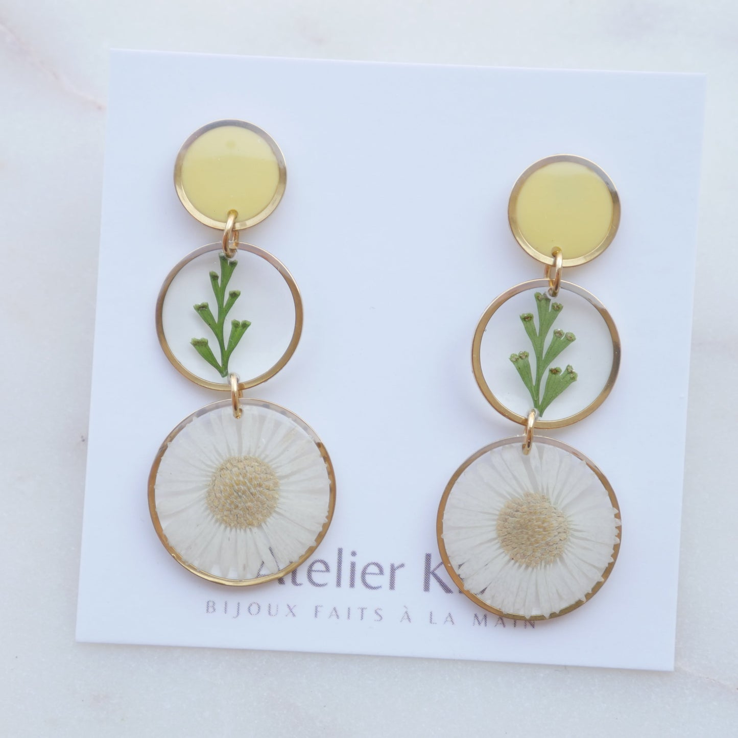 Boucles d'oreilles trio - rond - Velora
