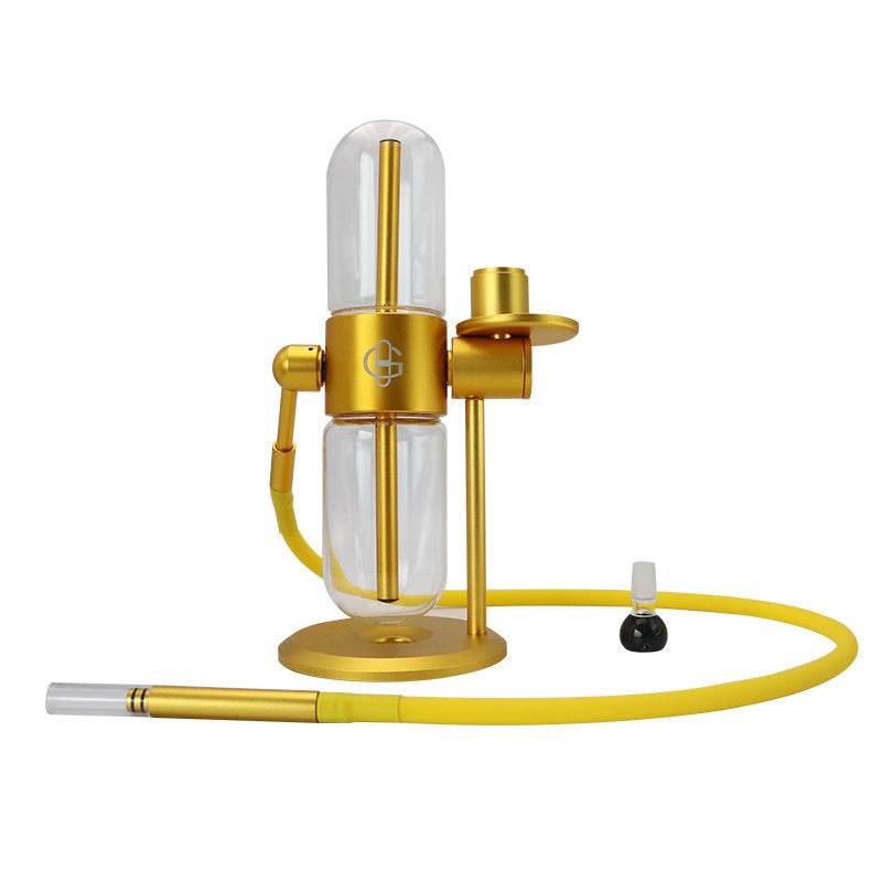 New Transparent Glass Gravity Hookah - Velora