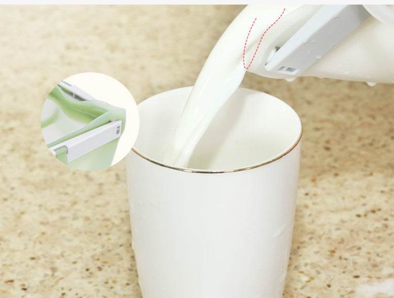 Reusable Silicone Food storage Bag Vacuum Seal Freezer Bag - Velora