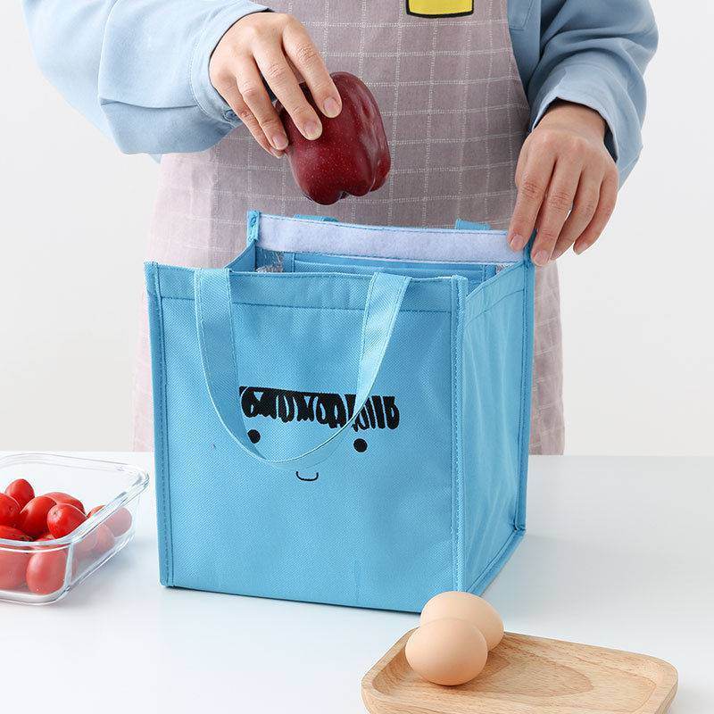 Cold Insulation Bag Thickened Lunch Bag Cartoon Tote for Kids & Women - Velora