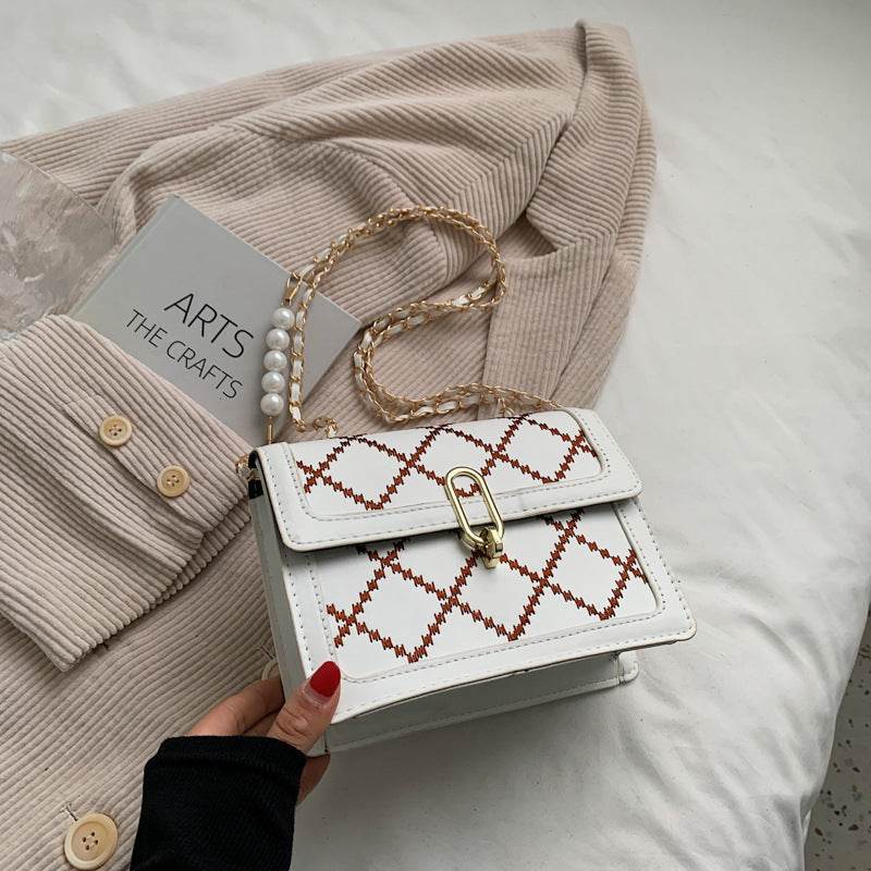 Women Shoulder Chain Mini Crossbody Square Bag - Velora