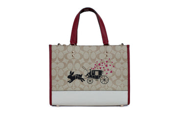 Coach Dempsey Lunar New Year Elegant Rabbit Tote