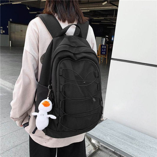 Simple Take Korean Backpack Large-capacity Backpack - Velora