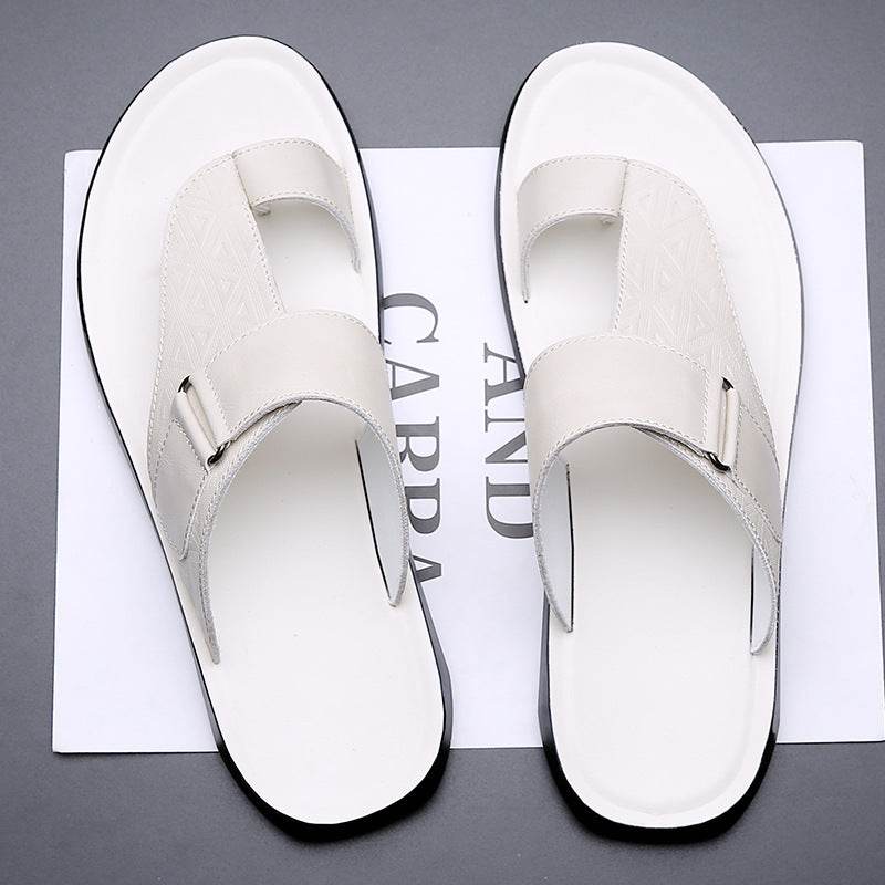 Men's Fashion All-matching Simple Beach Slippers