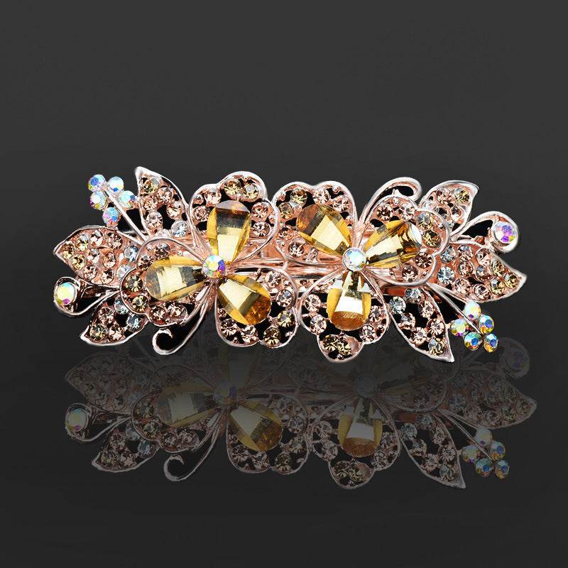 Rhinestone bow hair clip Accessories - Velora