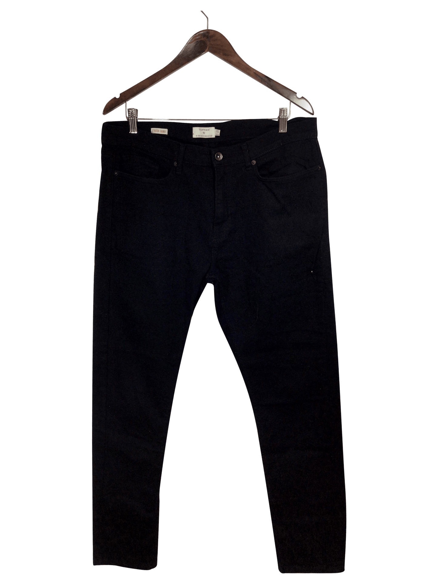 TOPMAN Straight-legged Jeans Regular fit in Black - 36 - Velora