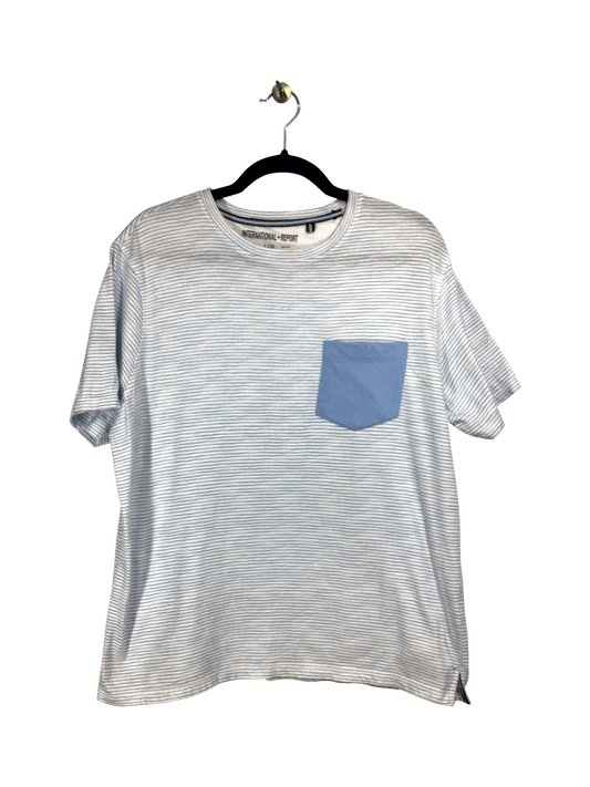 INTERNATIONAL REPORT T-shirt Regular fit in Blue - L - Velora