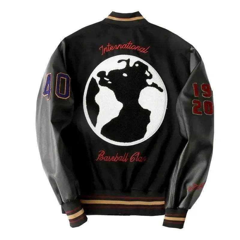 Casual Unisex American Woolen Baseball Varsity Jacket - Velora