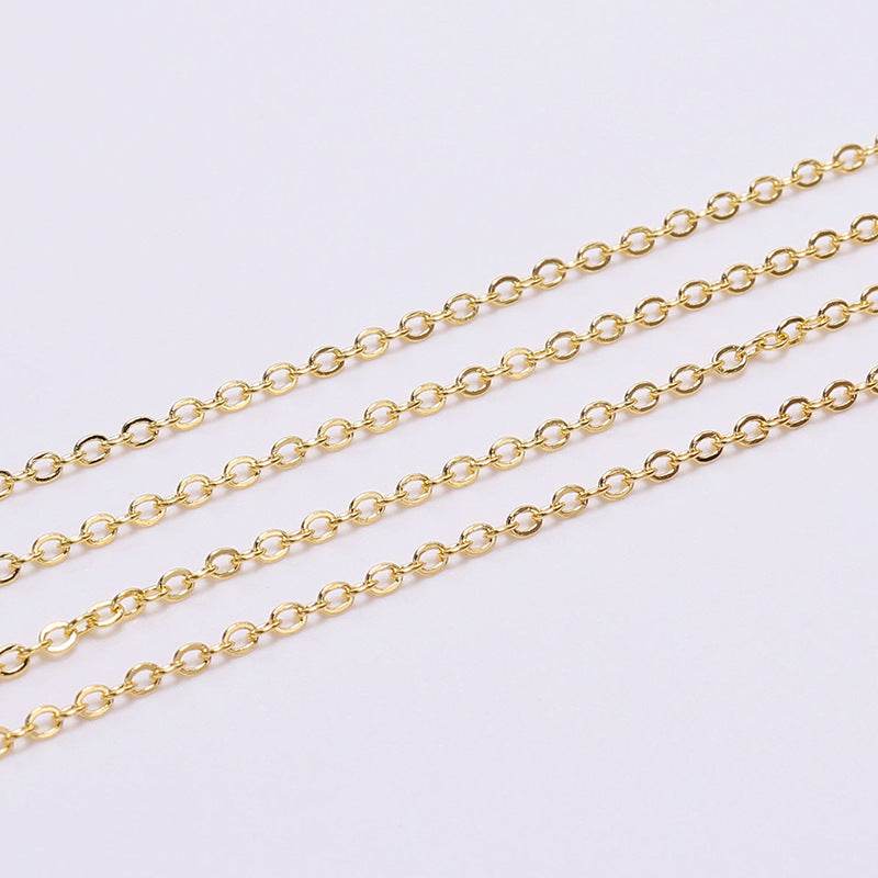 Thin Metal Crushed O-Chain rolls - Velora