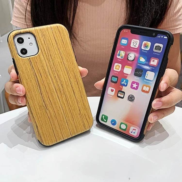 Simple Bamboo Wooden iphone Protective case Unisex - Velora