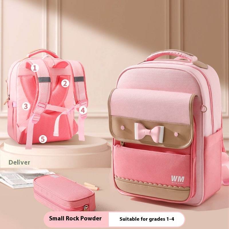 Children's Backpack For Grade Portable Burden Alleviation - Velora