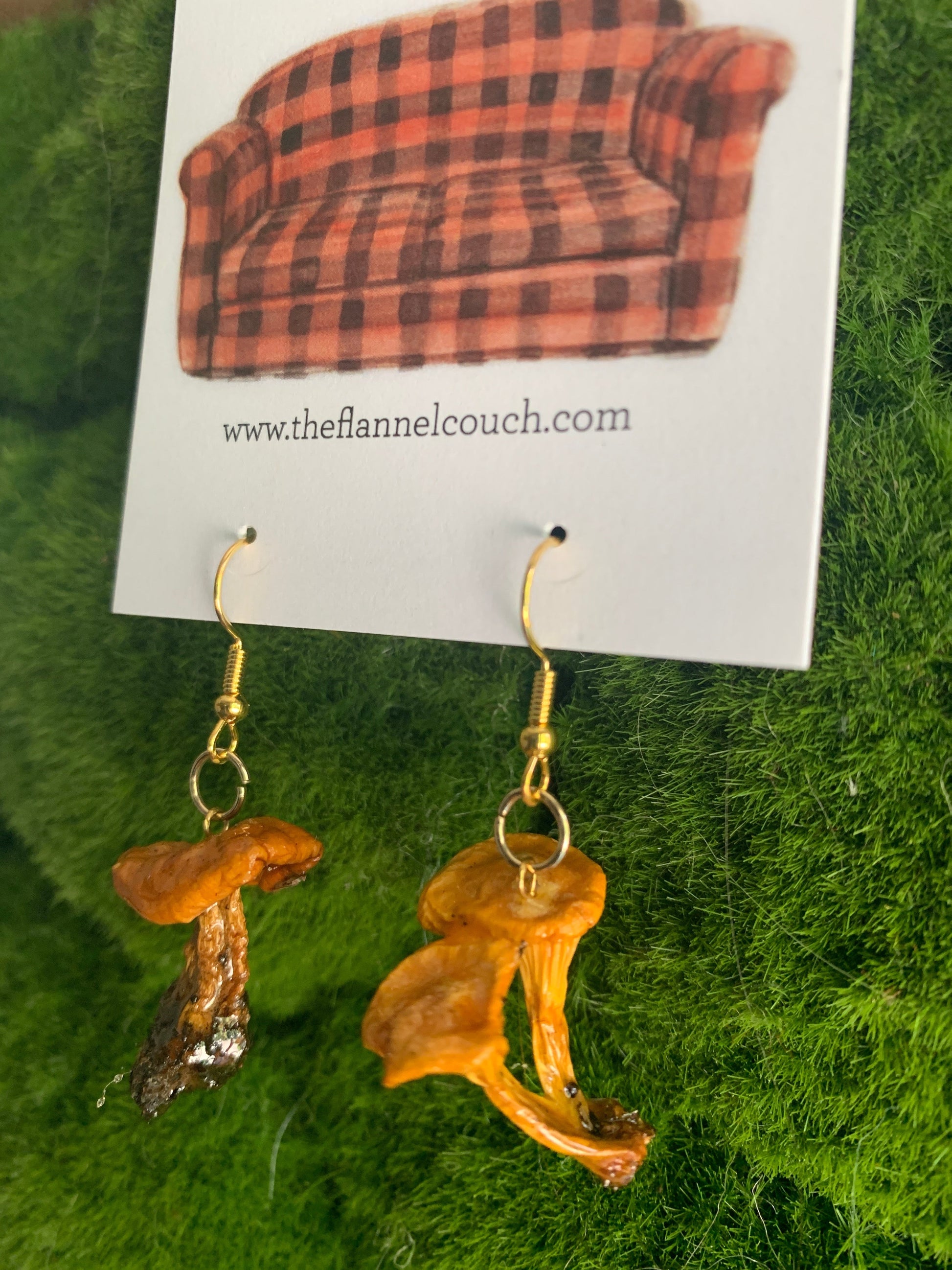 Wild Ontario Mushrooms Earrings www.Shopthatapp.com