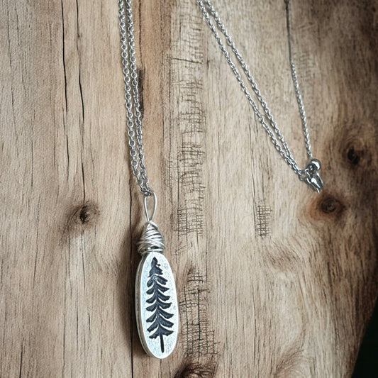 Wire Wrapped Tree Necklace - Velora