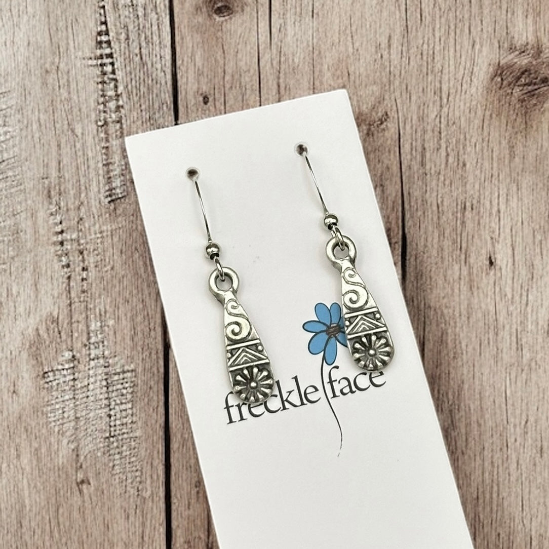 Detailed Drop Earrings - Velora