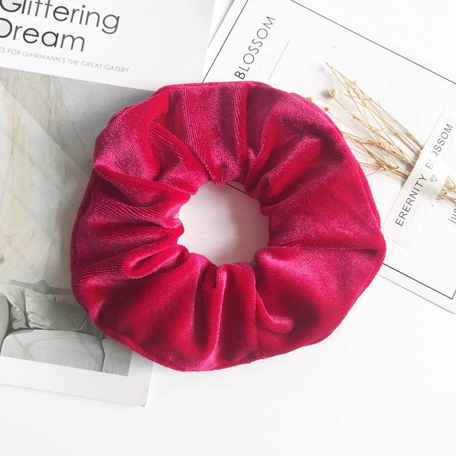 Fashion Velvet Scrunchies for Hair Ponytail Holder - Velora