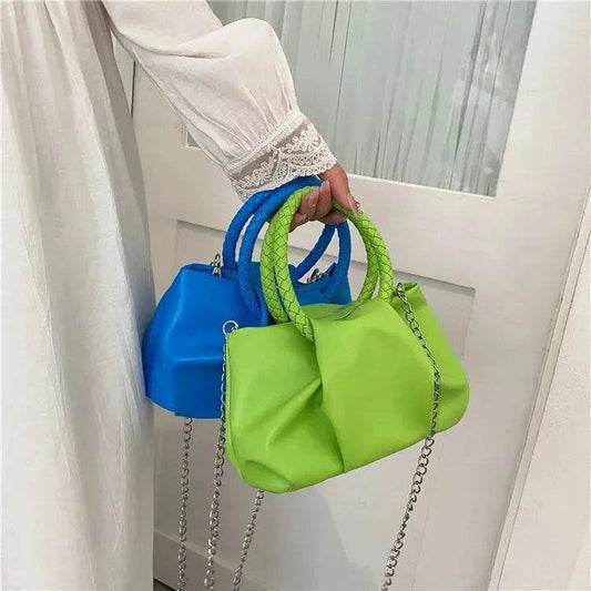 Portable Fashion Cloud Underarm Handbag Chain Crossbody Bag