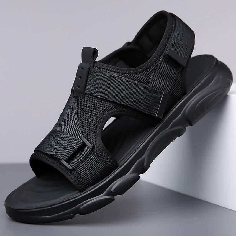 Men's Soft Bottom Non-slip All-matching Outer Wear Roman Beach Shoes