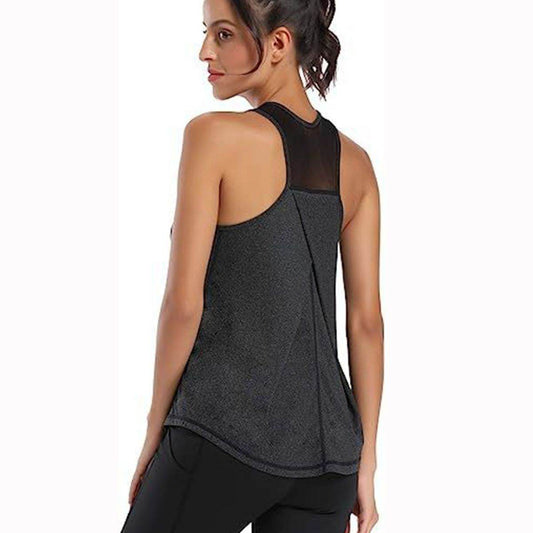 Mesh Yoga Sports Running Vest Sleeveless Workout Tank top women - Velora