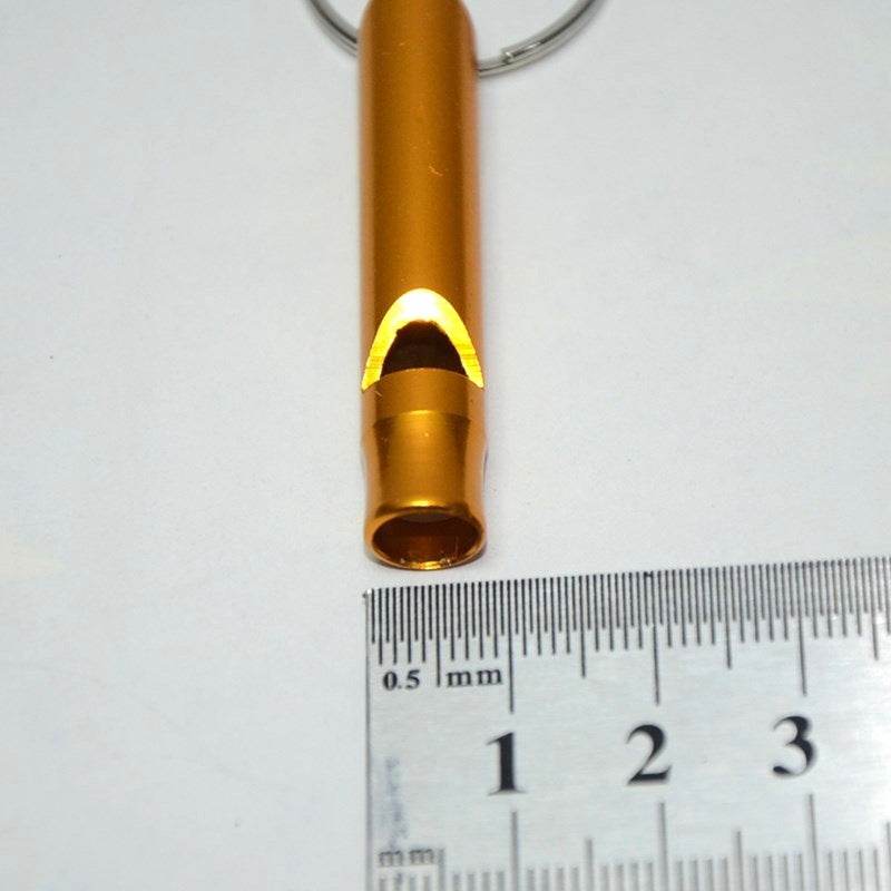 Outdoor Portable And Simple Aluminum Alloy Rescuing Whistle - Velora