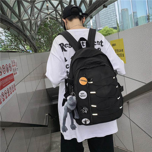 Unisex Teen Large Capacity Sports College High School Backpack - Velora