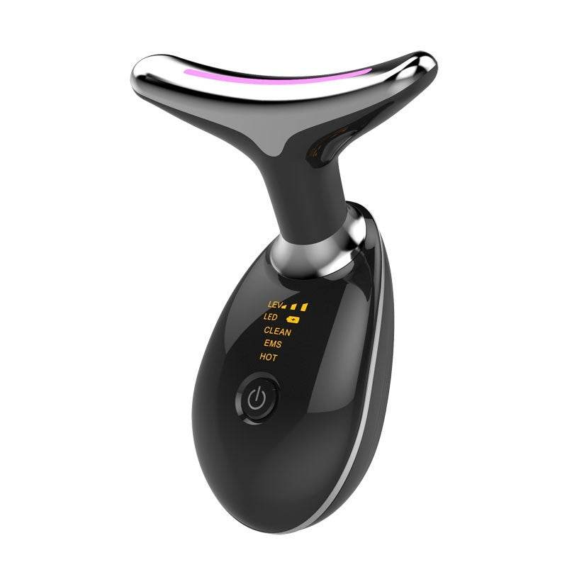 LED neck beauty device - Photon Therapy Neck Beauty Anti Wrinkle Machine EMS Tighten Massager - Velora