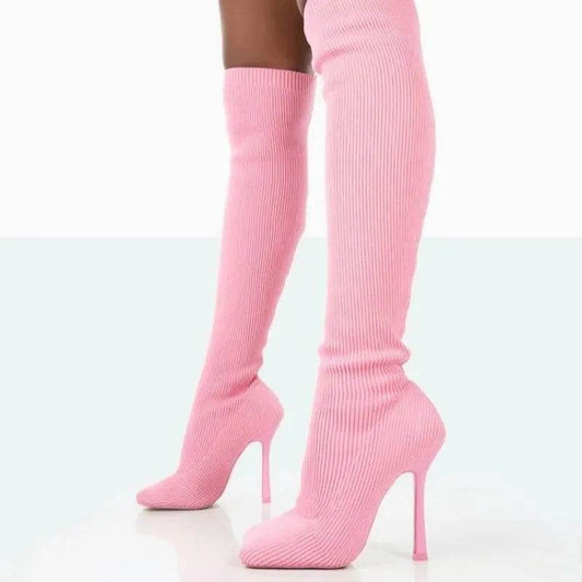 Thigh High Boots Women Over The Knee Long Boots Fashion Shoes - Velora